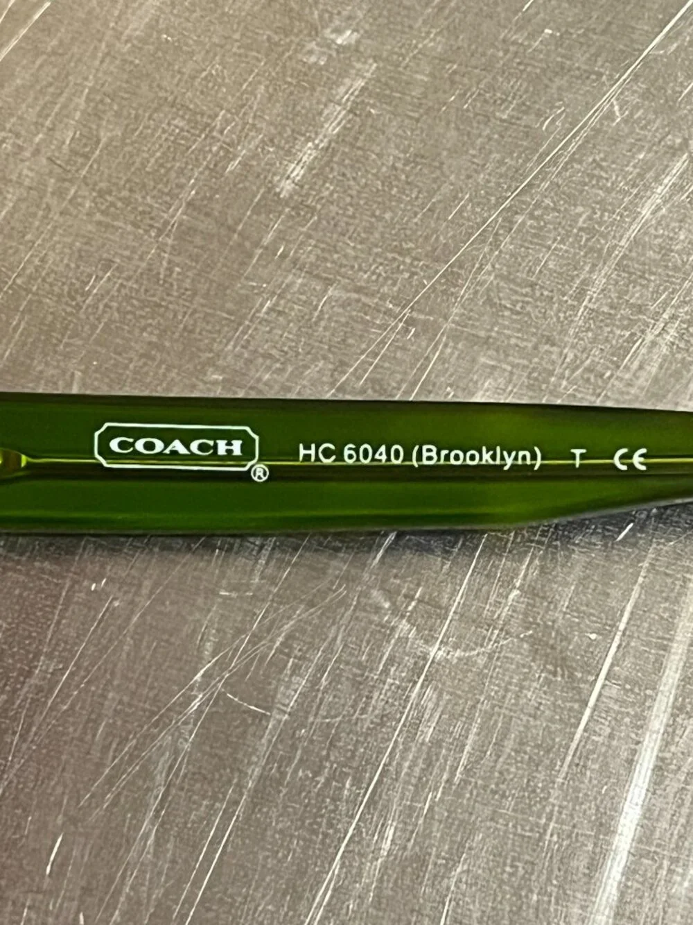 COACH Brooklyn HC6040 Tortoise/Green colorway Eyeglasses with Case Frame Only